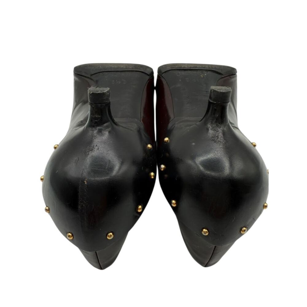 Gucci Burgundy Leather Pointed-Toe Kitten Heel Pumps – Size 36.5 - Picture 13 of 13